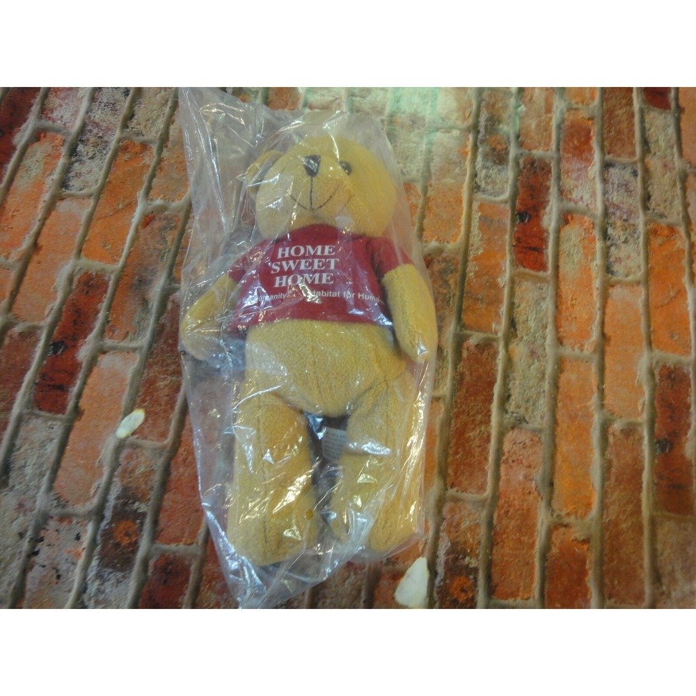 Vintage Shoney's restaurant Teddie bear plush in hoodie sweater & pants NEW